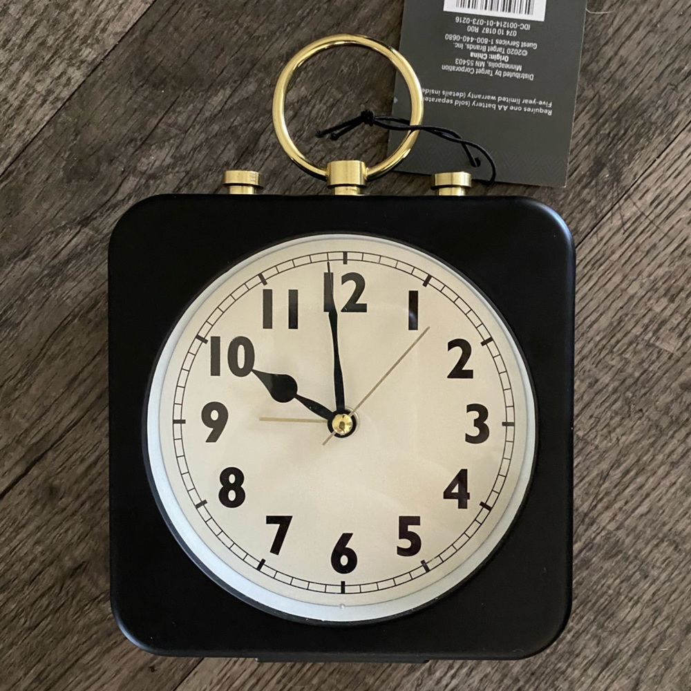 Cute Art Deco Table Top Alarm Clock New from Target